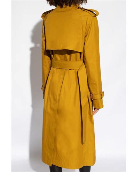 burberry dark yellow trench coat|burberry trench coat clearance.